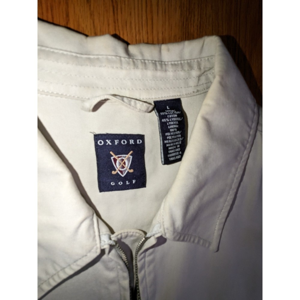 Vintage Oxford Golf Full-Zip Jacket - Picture 2 of 2